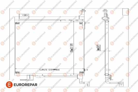 Eurorepar A/C Condenser | E163305