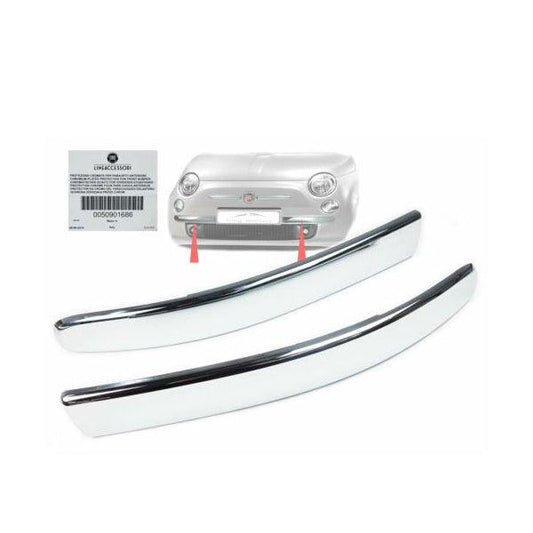 Chrome Front Bumper Moulding - Fiat 500 | 50901686
