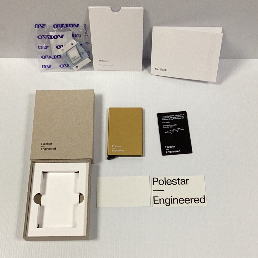 Genuine Volvo Polestar Engineered Badge and Wallet set | 32378969