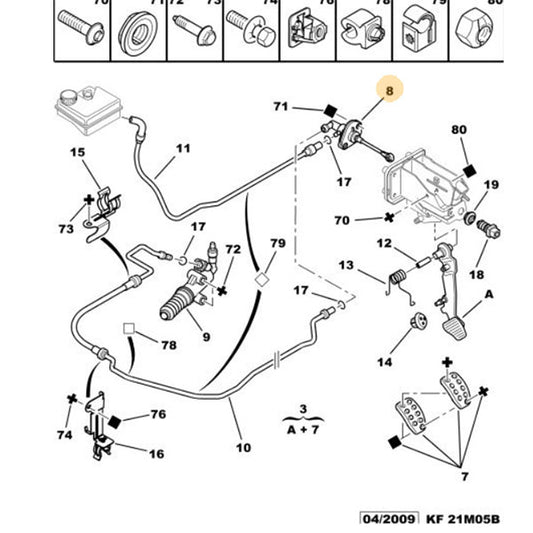Clutch Master Cylinder - Peugeot 206 2003-2009 | 218202