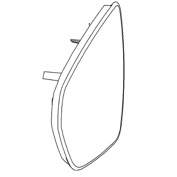 Mirror Glass Right Hand Side - Vauxhall Grandland | 95525497