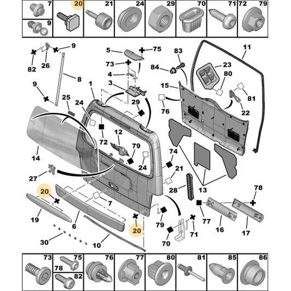 Shaft Screw - Peugeot Partner | 874270