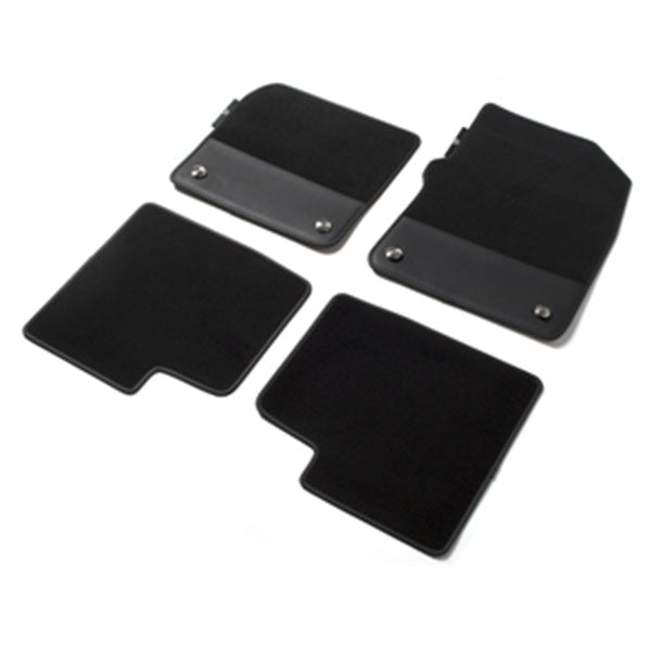 Genuine Carpet Mats With Black Leather Insert - Fiat Abarth- Manual Models | 50928028