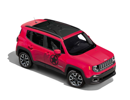 Genuine US Army Star Decal - Black - Jeep Renegade 2014-2025 | 71807400