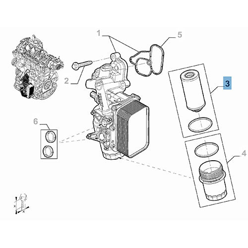 Oil Filter - Fiat Talento | 6000640167