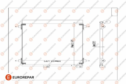 Eurorepar A/C Condenser | E163366