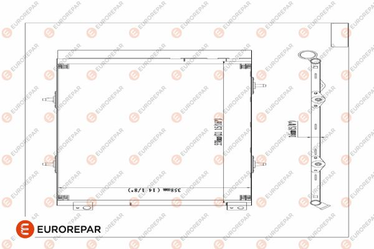 Eurorepar A/C Condenser | E163371