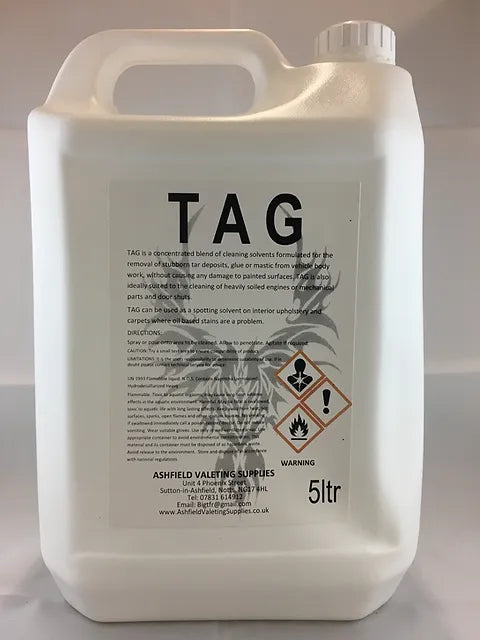 Ashfield Valeting Tag Remover 5Ltr | TAG5L