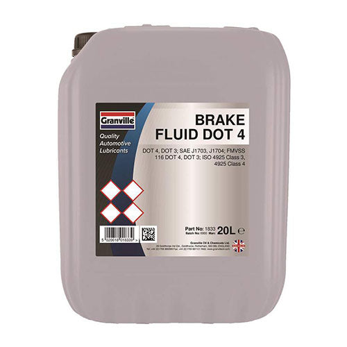 Granville Brake Fluid Dot 4 - 20L | 1833