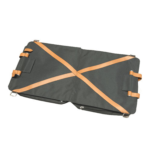 Boot Rack Bag - Black with Tan Piping - Fiat 124 Spider | 6002350141