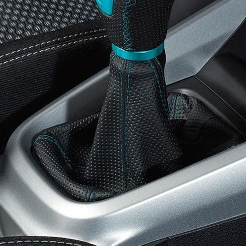 Genuine Leather Gear Boot - Black / Turquoise - Suzuki Vitara | 990E0-54P39-TUR