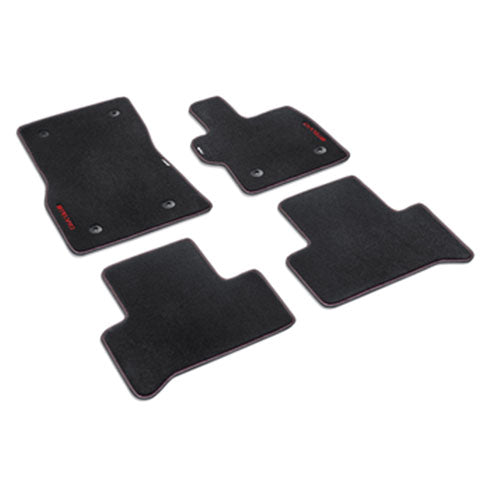 Genuine Alfa Romeo Stelvio Carpet Mats - Red Stitching | 50903646