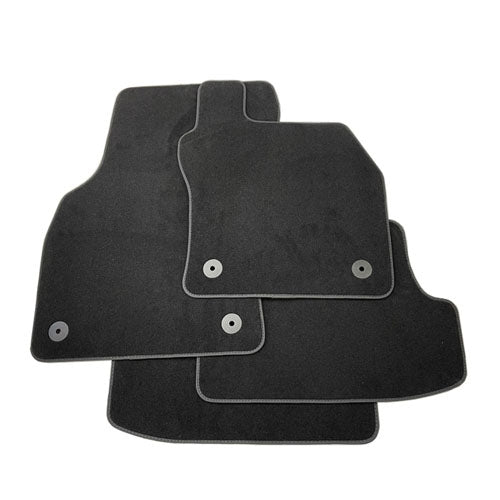 Genuine Front/ Rear Carpet Mats - SEAT Leon 5 Door 2013 Onwards | 5F2863011LOE