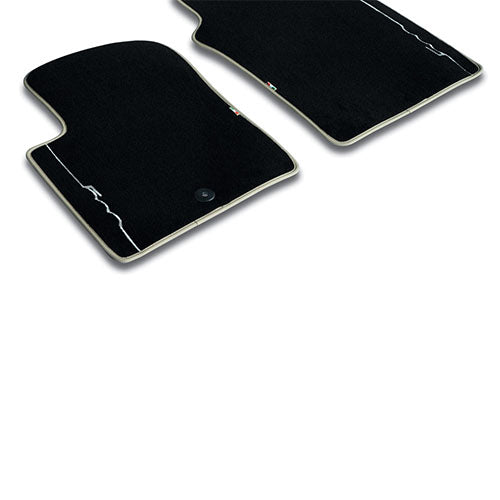 Carpet Floor Mats - Fiat 500 - Black Ivory | 71803949
