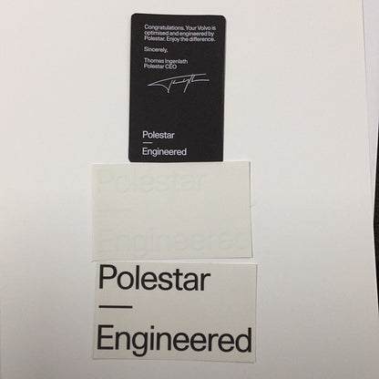 Genuine Volvo Polestar Engineered Badge and Wallet set | 32378969