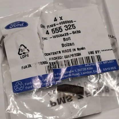 Genuine M6 x18 Front Side Panel Bolt - Ford Focus / Fiesta 2018- | 4555325