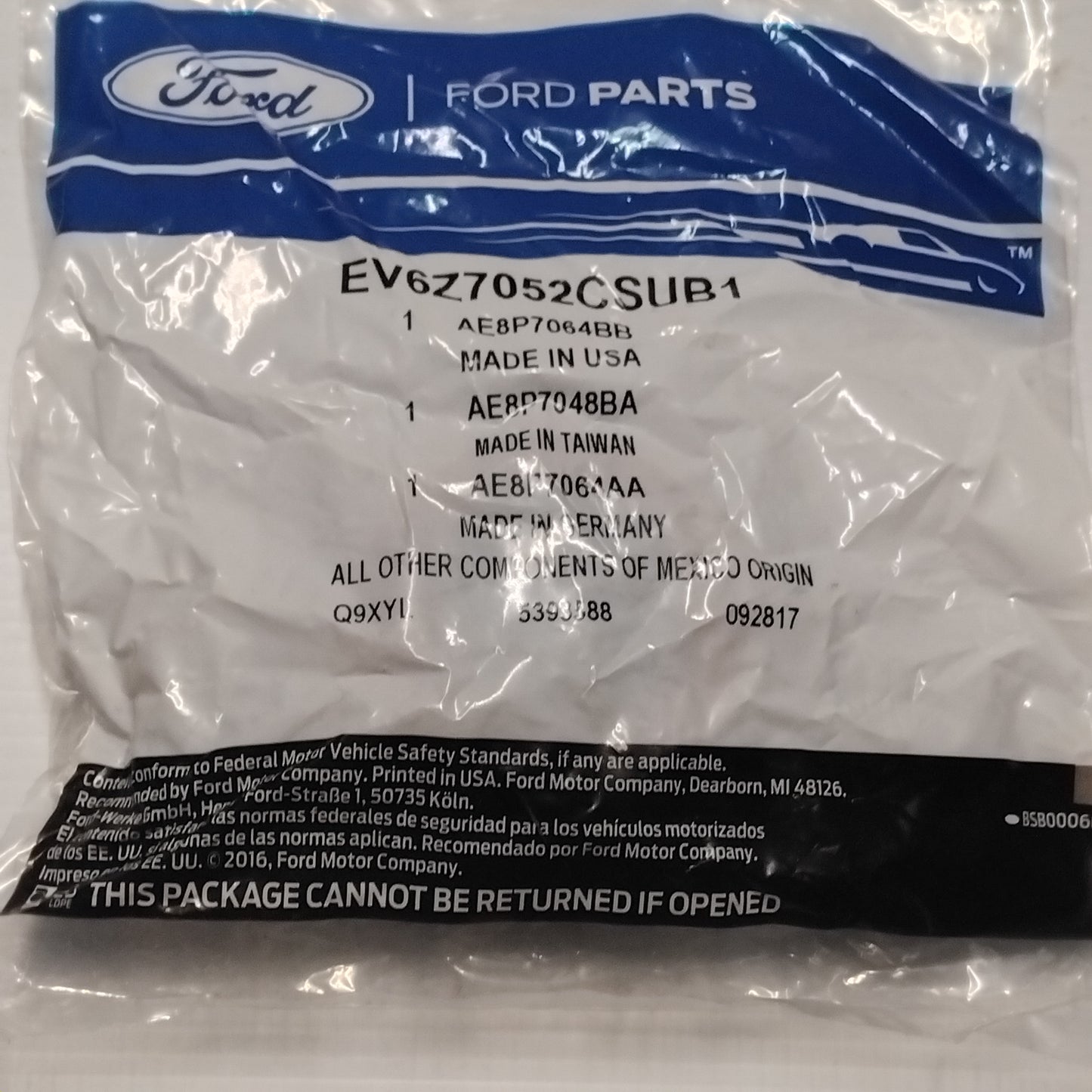 Genuine Clutch Shaft Seal Service Kit - Ford Focus 2011-2020 | 1917375