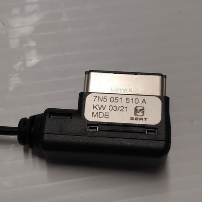 Genuine Multimedia MDI - AUX Cable - Seat Alhambra 2011- | 7N5051510A