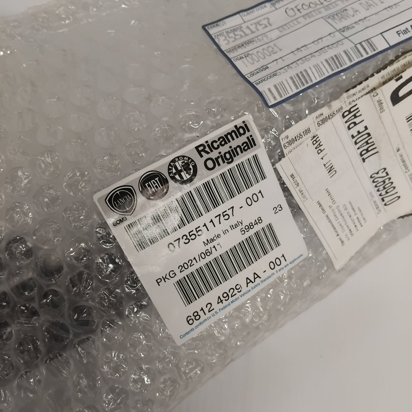 Genuine Front Bumper Grille - Fiat Punto 2009-2012 | 735511757