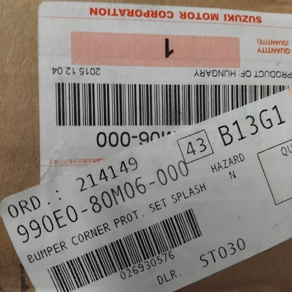 Genuine Bumper Corner Trims - Suzuki Splash 2012- | 990E0-80M06-000