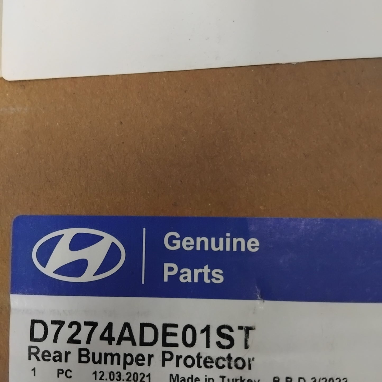 Genuine Rear Bumper Protector - Hyundai Tuscon 2019- | D7274ADE01ST
