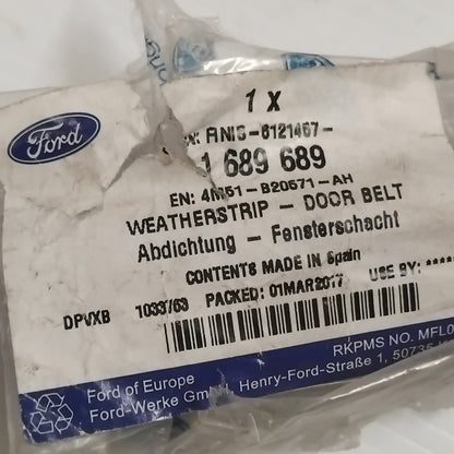 Genuine Front Left Weatherstrip - Ford Focus 2004-2011 | 1689689
