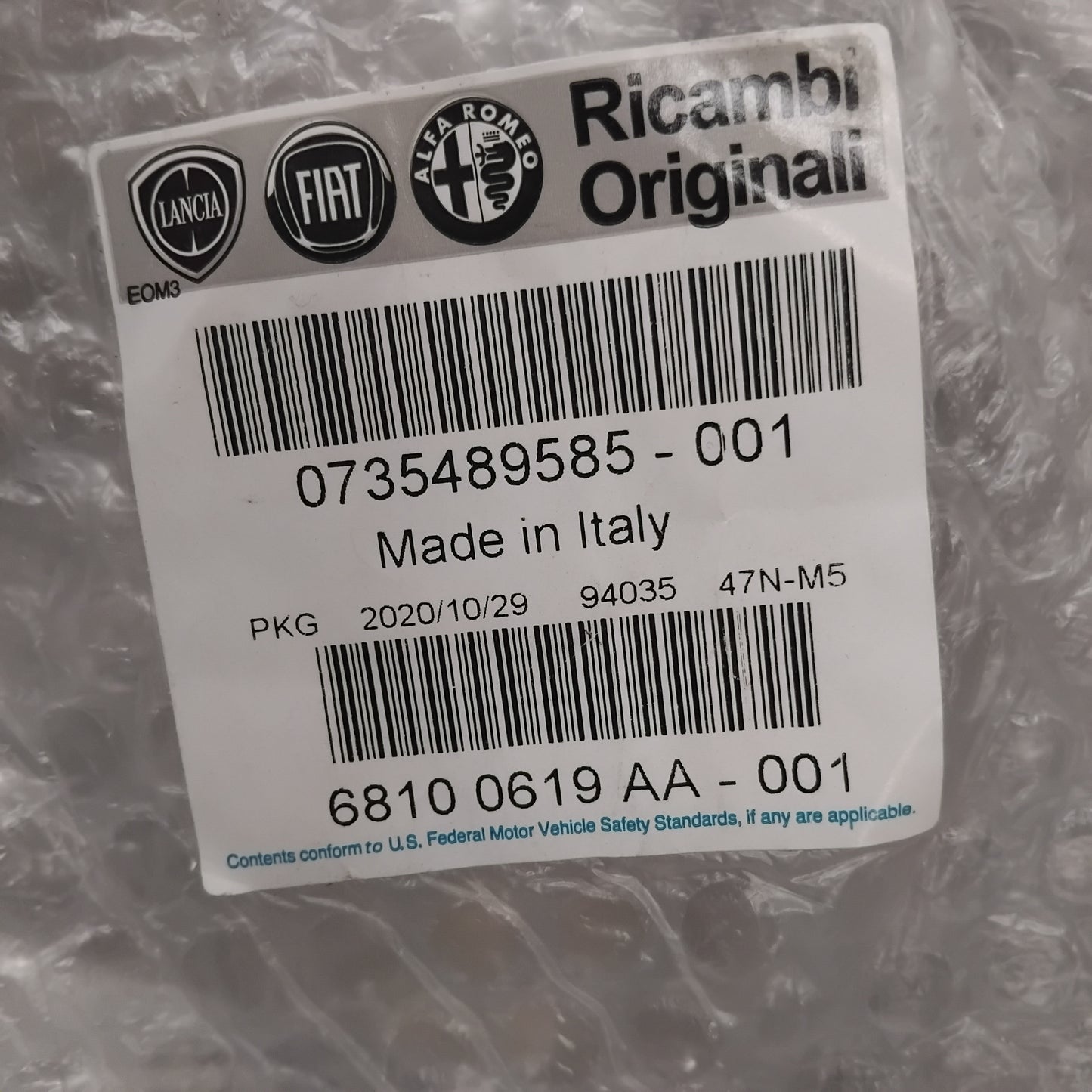 Genuine Front Bumper Grille - Fiat Grande Punto 2005-2013 | 735489585