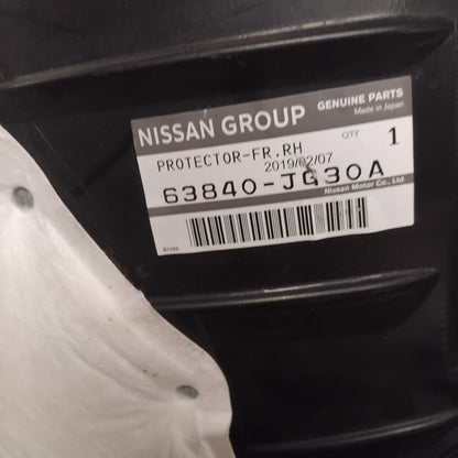 Genuine Front Right Wheel Arch Cover - Nissan X-Trail | 63840JG30A