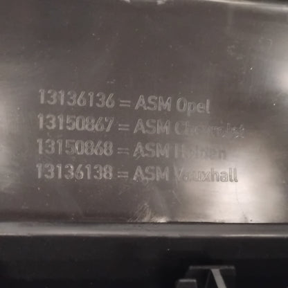 Genuine Vauxhall Grille, Radiator | 13216644