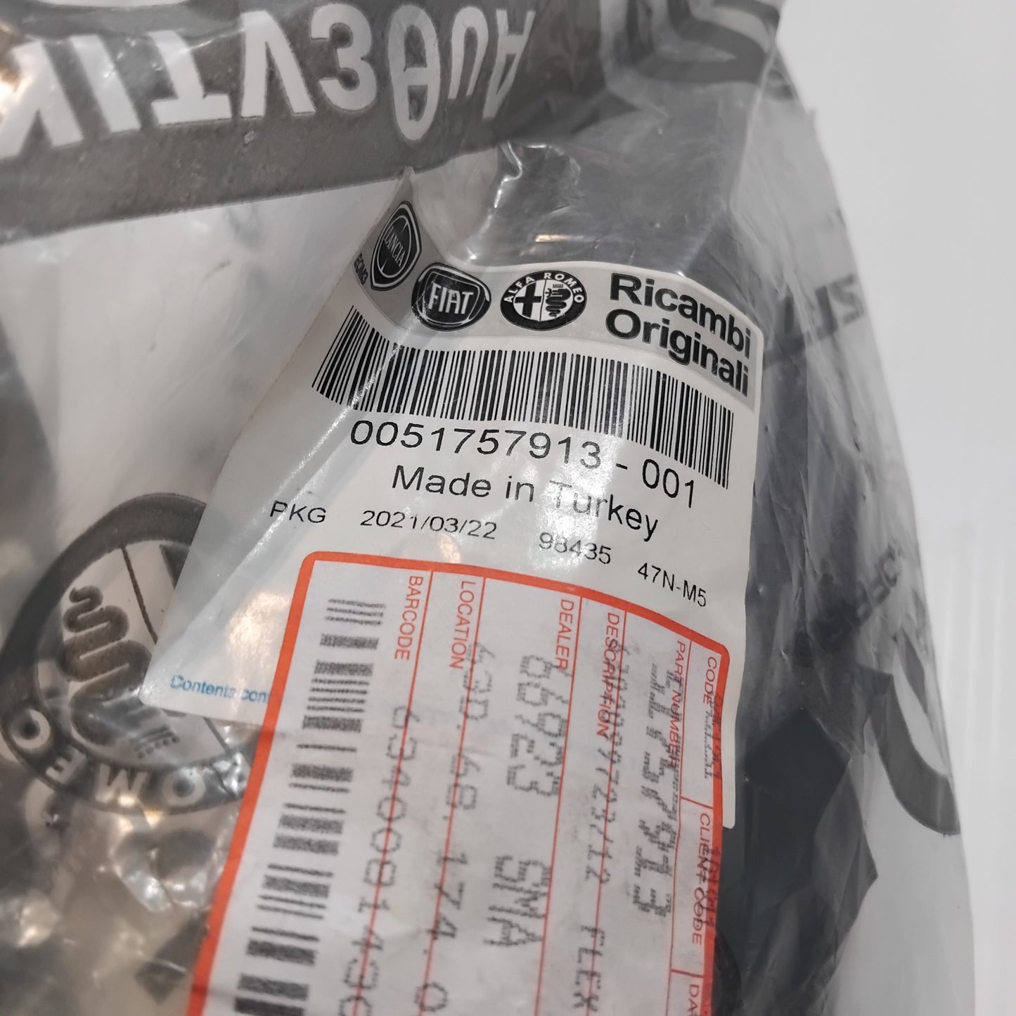 Genuine Fiat Flex Sleeve | 51757913