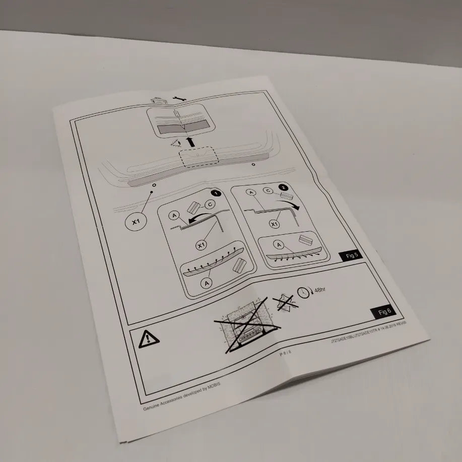 Genuine Rear Bumper Foil - Kia Ceed Sports Wagon 2018-2021 | J7272ADE10BL