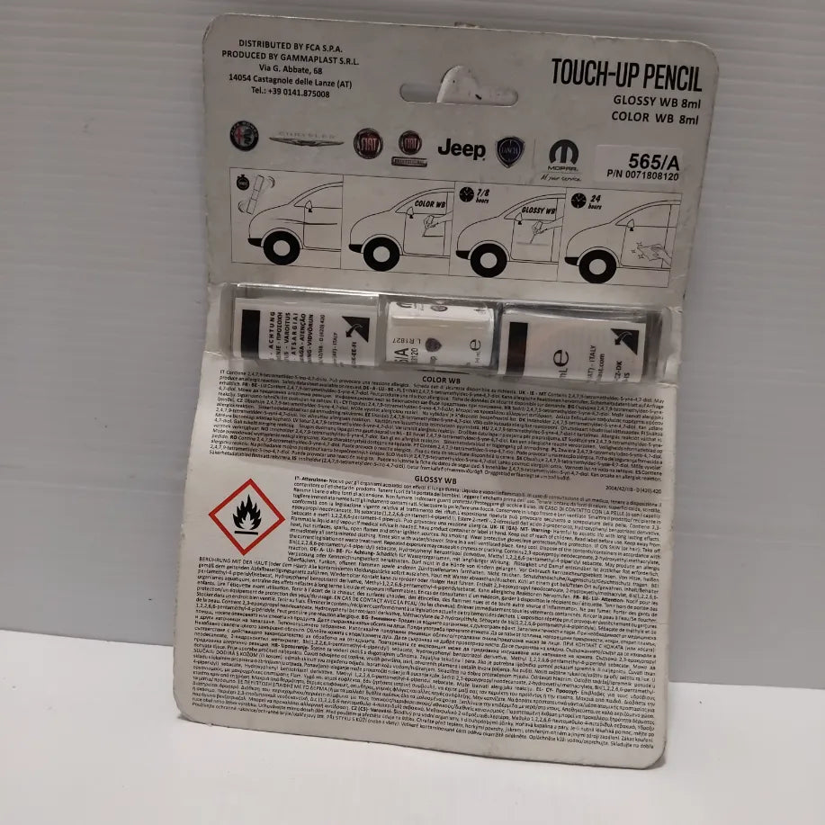 Genuine Touch-Up Stylus - Argento 565/A - Fiat | 71808120