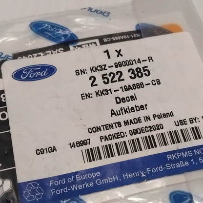 Genuine Ford Decal | 2522385