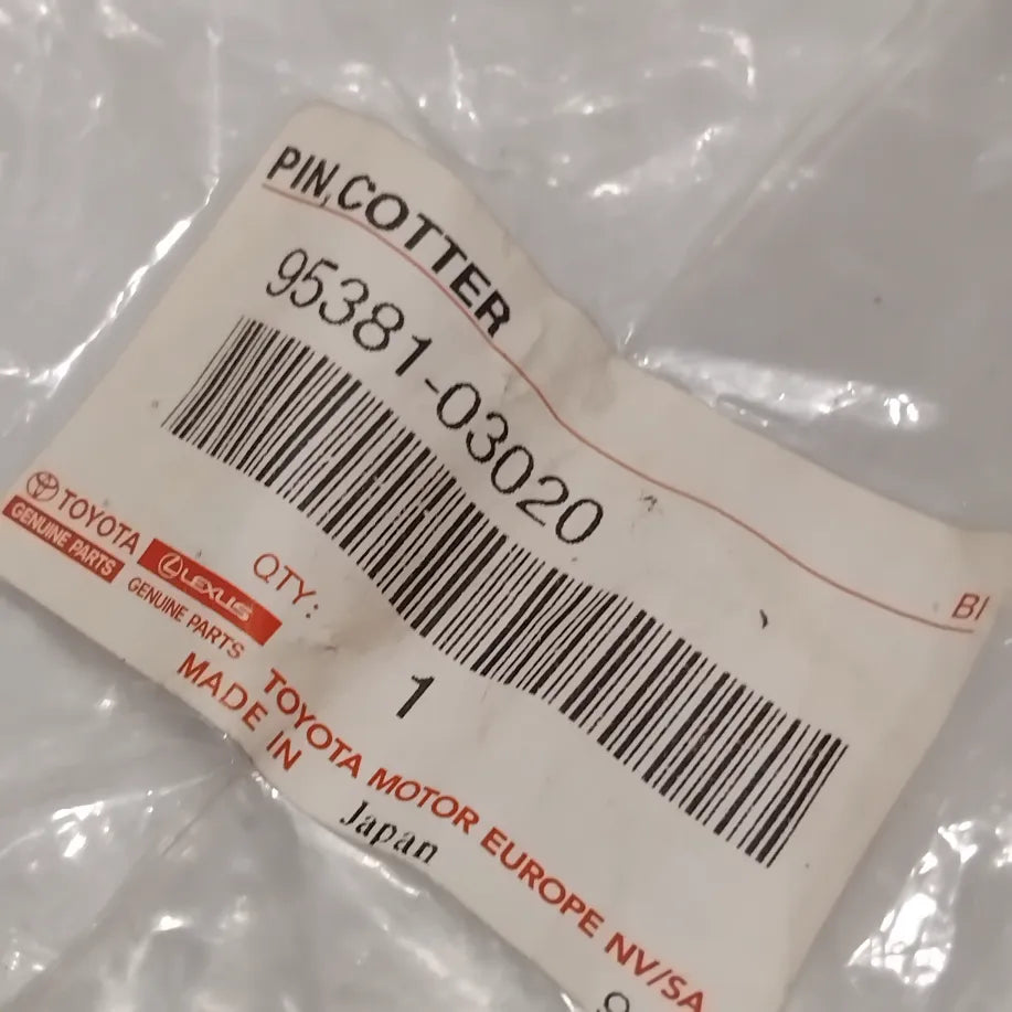 Genuine Toyota Cotter Pin    D | 95381-03020