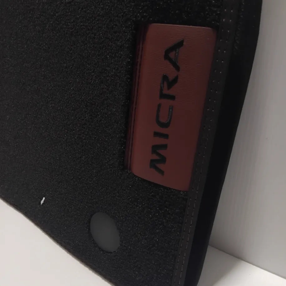 Genuine Mats - Nissan Micra - 2017-2021 - Red Stitching | KE7555F001BU