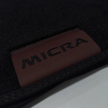 Genuine Mats - Nissan Micra - 2017-2021 - Red Stitching | KE7555F001BU