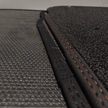 Genuine Mats - Nissan Micra - 2017-2021 - Red Stitching | KE7555F001BU