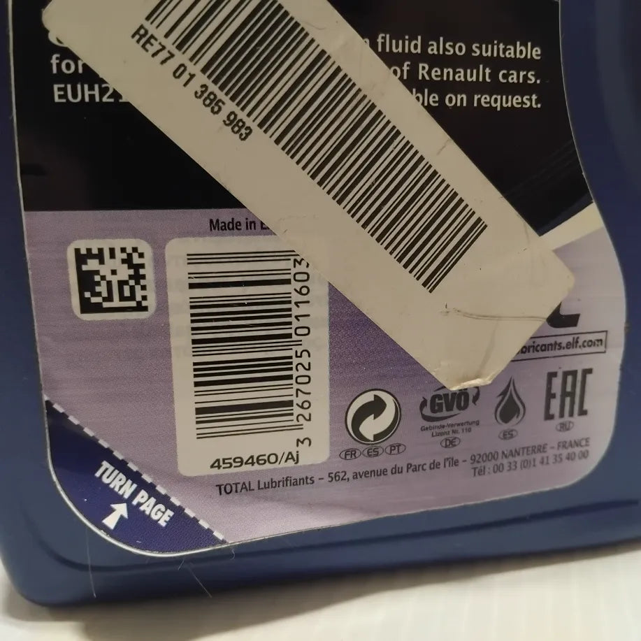 Genuine Renault Rmatic D2 (18X1L) | 77 01 385 983