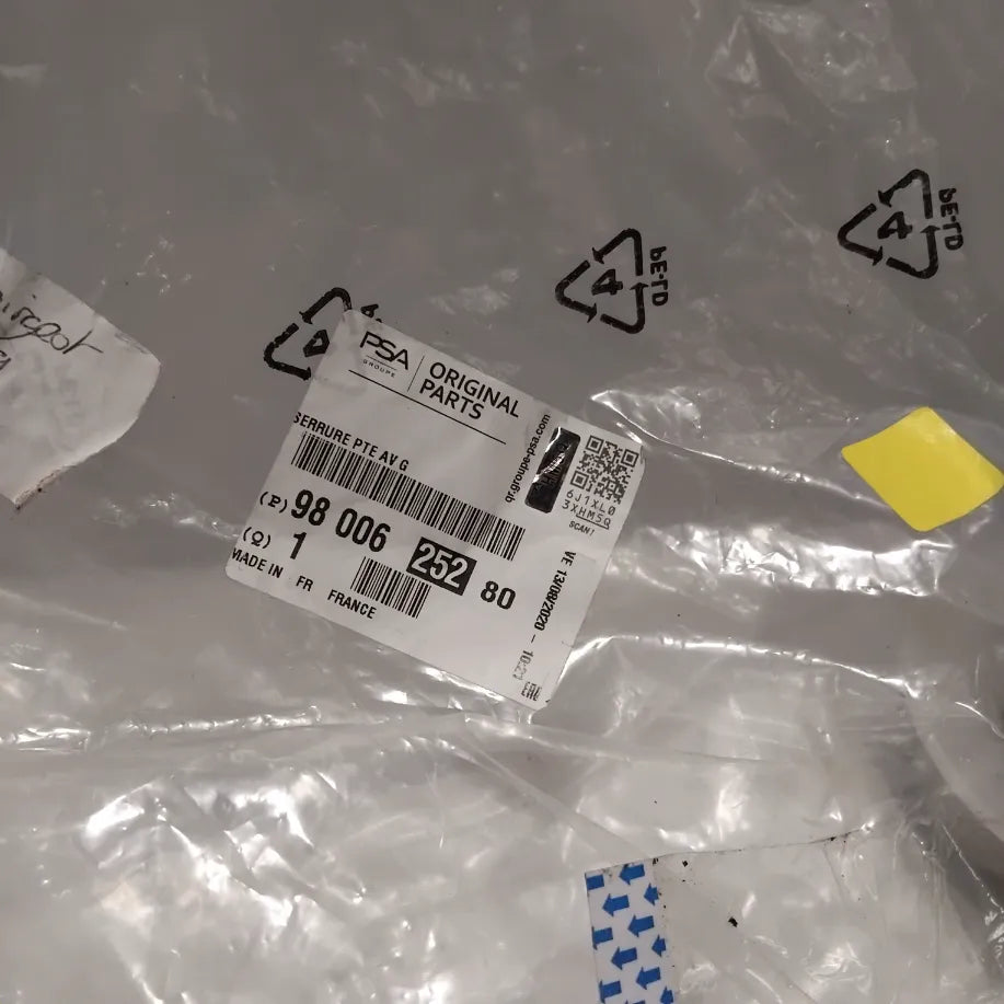 Genuine Peugeot Door Lock | 9800625280