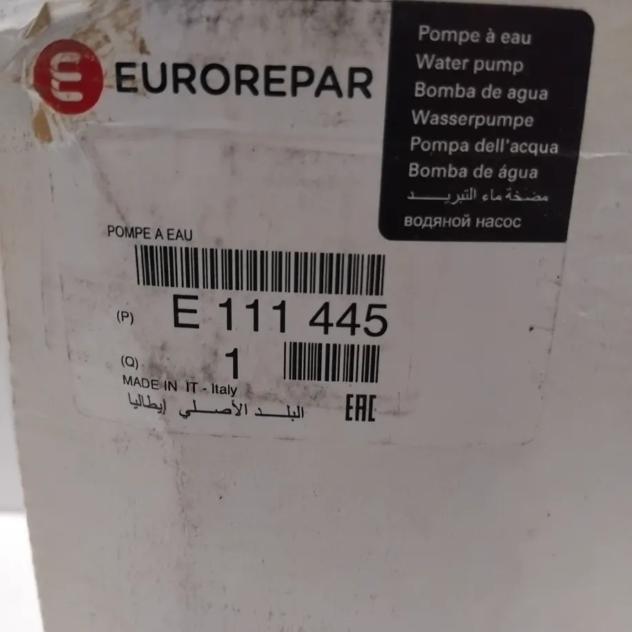 Eurorepar Coolant Pump | E111445