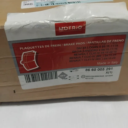Genuine Renault Brake Pad  Nla | 86 60 005 291