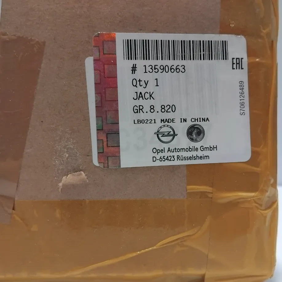 Genuine Vauxhall Lifting Jack | 13590663