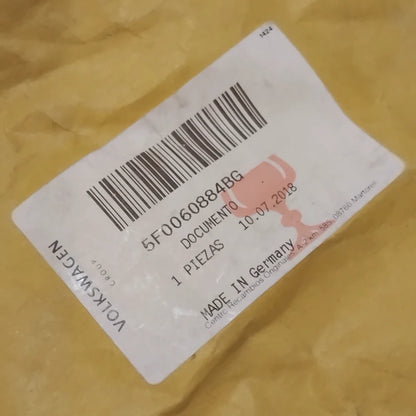 Genuine SEAT Document | 5F0060884BG