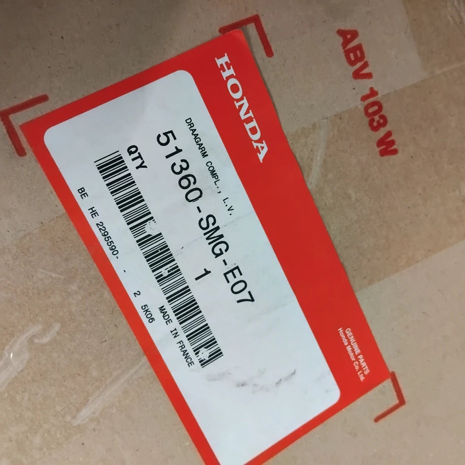 Genuine Front Left Control Arm - Honda Civic 2005-2012 | 51360SMGE07