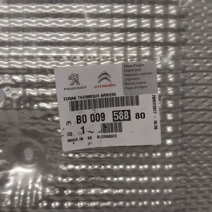 Genuine Rear Exhaust Heat Shield - Peugeot 108 | B000958880