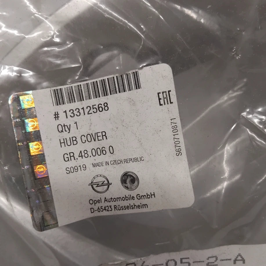 Genuine Vauxhall Cover, Wheel | 13312568