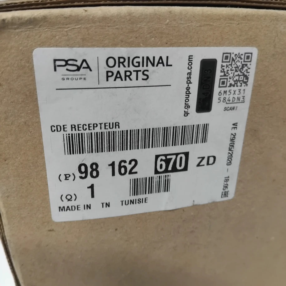 Genuine Telematic Receiver Control - Peugeot Partner / Rifter | 98162670ZD