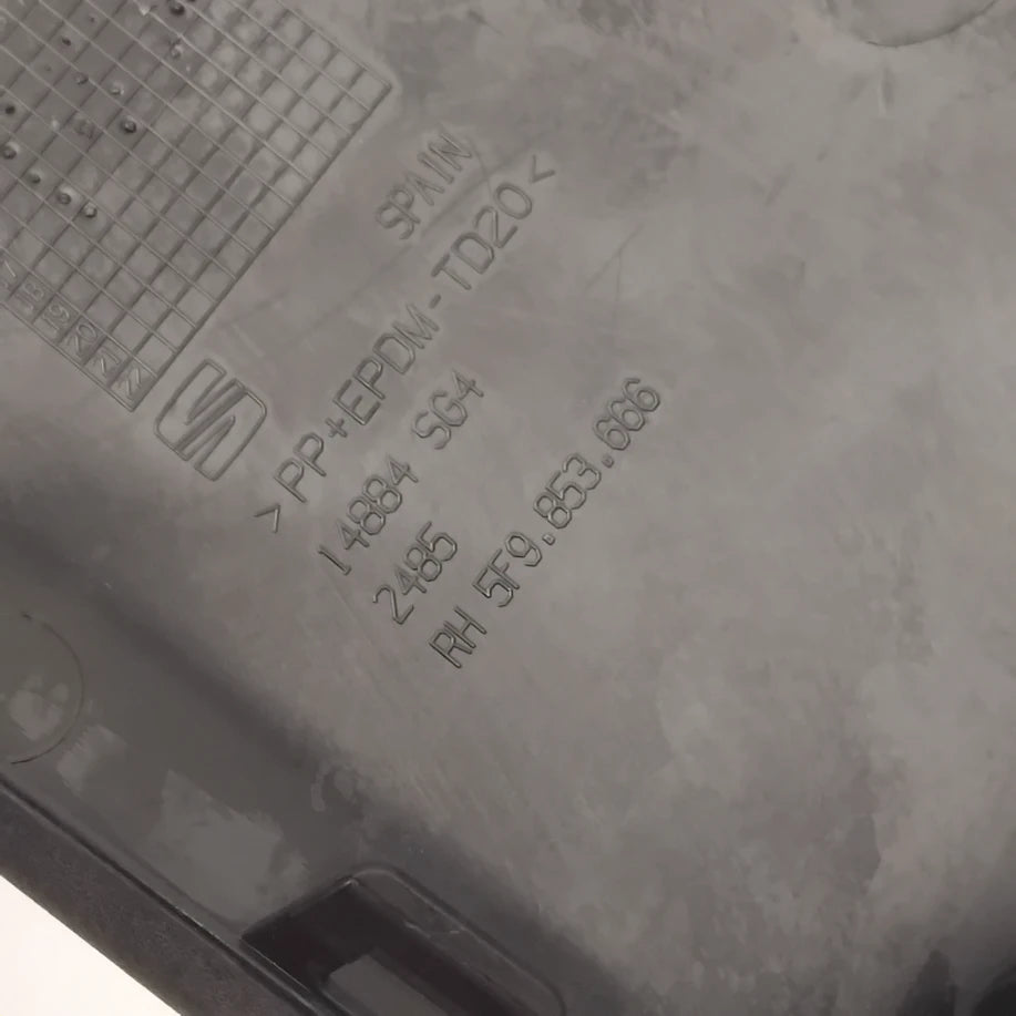 Genuine Right Front Bumper Cover - SEAT Leon | 5F98536669B9