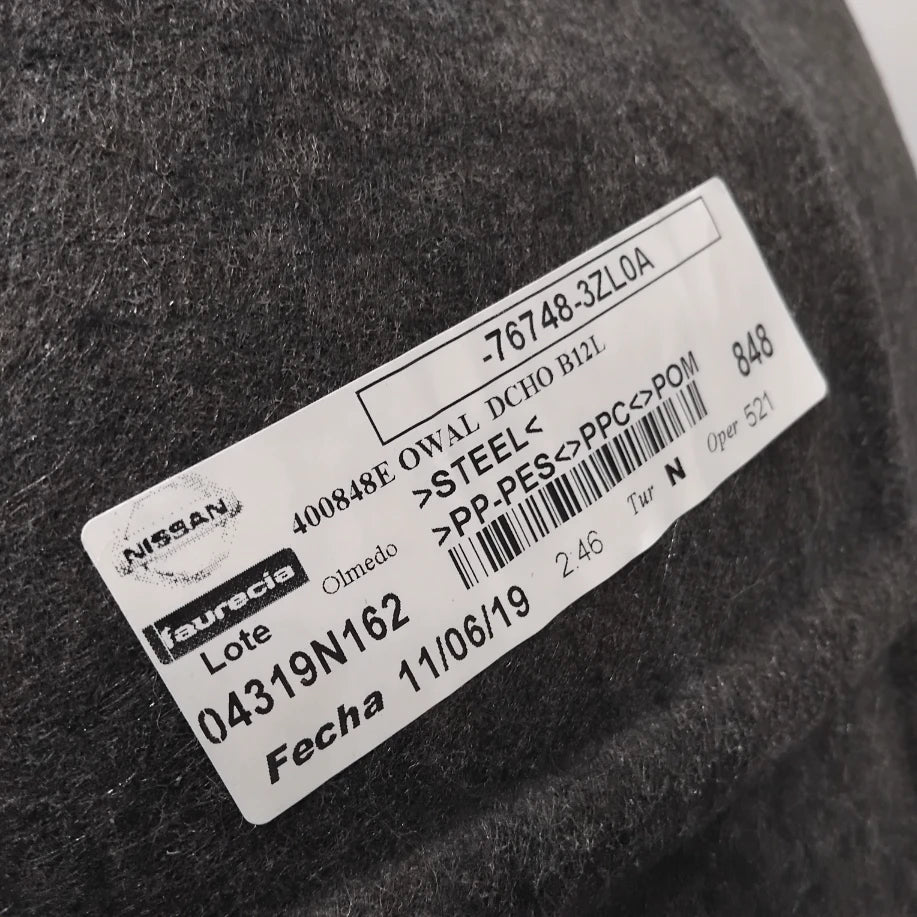 Genuine Rear Right Wheel Arch Liner - Nissan Pulsar 2014-2018 | 767483ZL0A