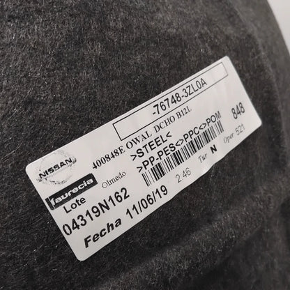 Genuine Rear Right Wheel Arch Liner - Nissan Pulsar 2014-2018 | 767483ZL0A